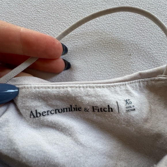 Abercrombie & Fitch Stretchy Cream Bodysuit size XS - Picture 3 of 4